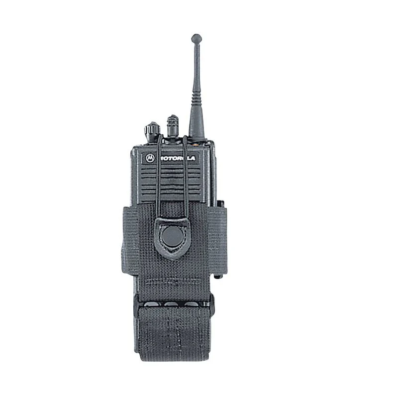Universal Radio Case Kodra Black w/Swivel Belt Loop, Card
